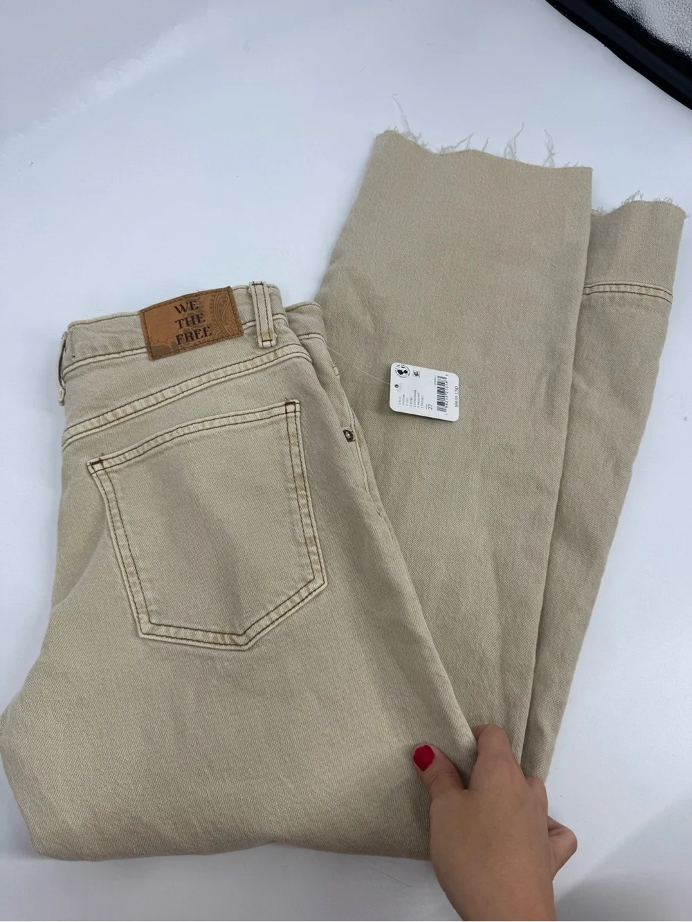 NWT Free People We The Free People Risk Taker High Rise Straight Leg Jeans 2